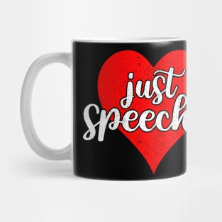 Im Just Speechie - Vintage Retro SLP Shirt for Speech Therapist  2 Mug